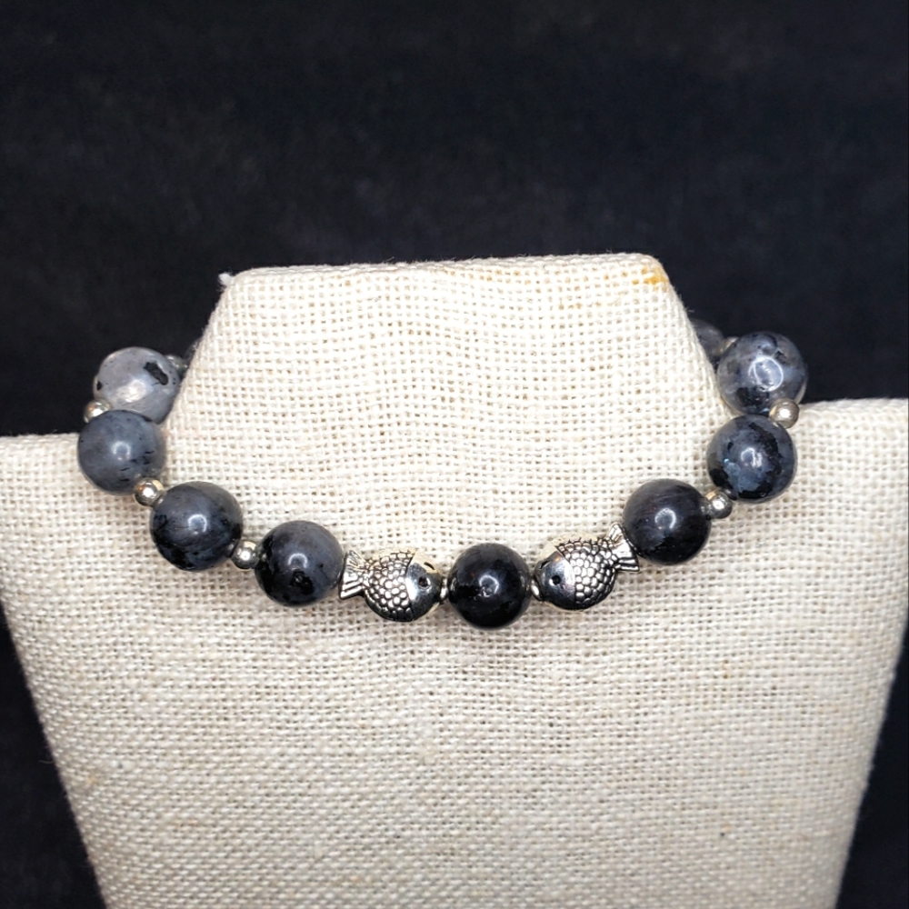 Larvikite bracelet